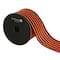 2.5" x 6.6yd. Orange & Black Striped Wired Faux Linen Ribbon by Celebrate It®